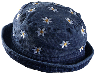Jeansový dětský klobouček 768