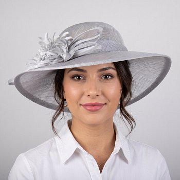 Dámský elegantní klobouk 12610 šedá