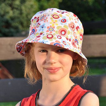 Dětský bavlněný klobouk 1020723H oranžová 52