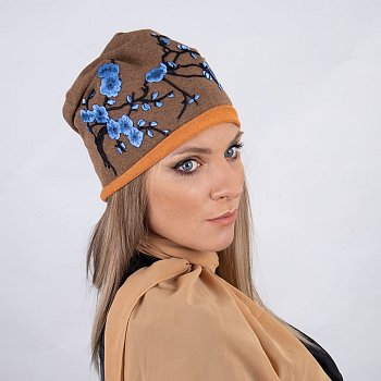 Dámská čepice Gaja1 okrová