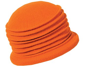 Dámský klobouk Ovelie oranžová 56