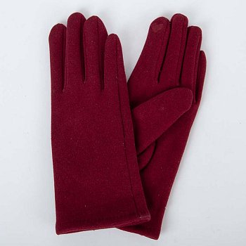 Dámské rukavice 226612GL burgundy M