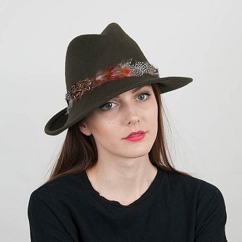 Dámský plstěný klobouk 16814