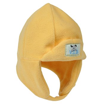 Dětská čepička 8388-104-2536 žlutá 48