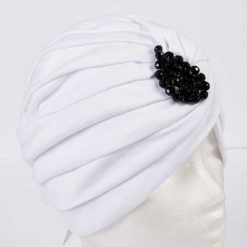 Čepice turban Malana-AT bílá
