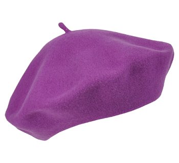 Dámský baret Flora 11 fialová