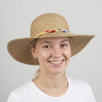 Dámský slamák 5796 červená