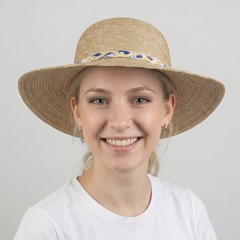 Dámský slamák 5796 modrá