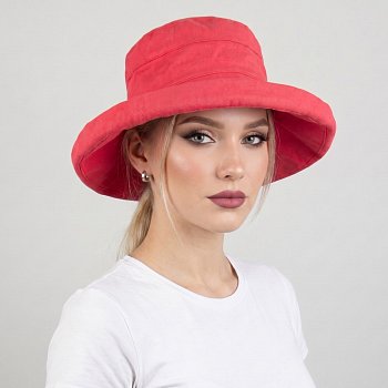 Letní bavlněný klobouk 243222HH coral