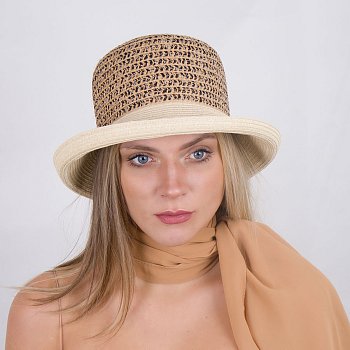 dámský letní klobouk 16100 béžová