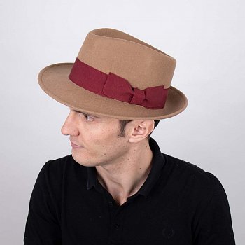 Pánský béžový klobouk 21840