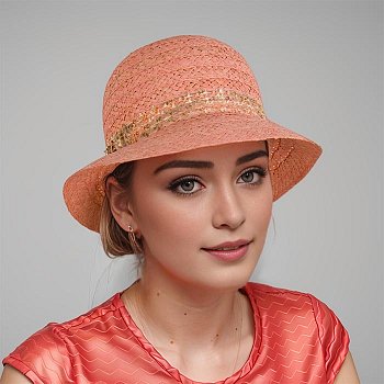Dámský slaměný klobouk 23161