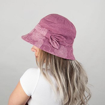 Dámský letní klobouk 223582HH růžová 58