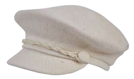 Dámská vlněná čepice s kšiltem Faborita