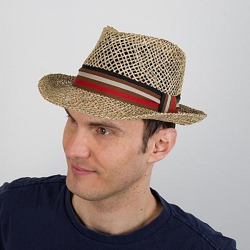 Pánský slaměný klobouk 23033new